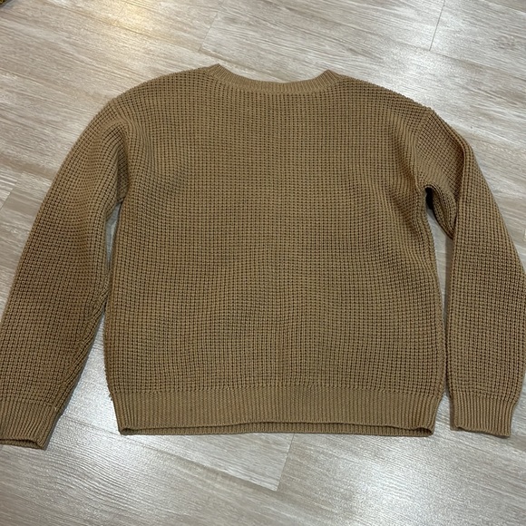 Wilfred Free Isabelli wool Crewneck Sweater in Camel - Picture 7 of 8